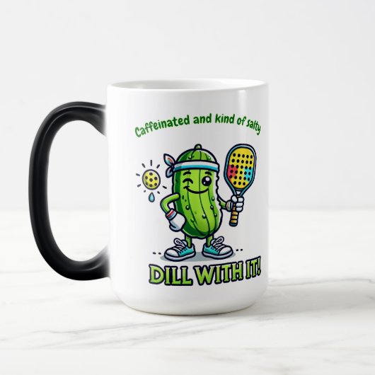 Tasse à café drôle de Pickleball, vaisselle de cui (Gauche)