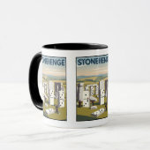Tasse à café drôle de Stonehenge (Devant gauche)