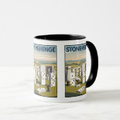 Tasse à café drôle de Stonehenge (Devant droit)
