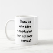 Tasse à café drôle et sarcastique (Gauche)