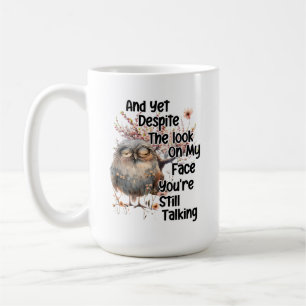Tasse à café drôle et sarcastique