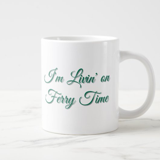 Tasse à café drôle extra large pour les retardatai (Droite)