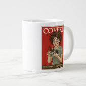 Tasse à café drôle “Le café rend tout plus rapide… (Devant droit)