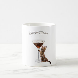 Tasse à café drôle pour amateur de chats et d'Espr