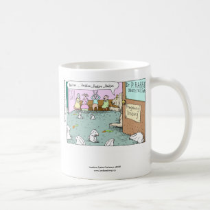 Tasse à café drôle pour gynéco lapin