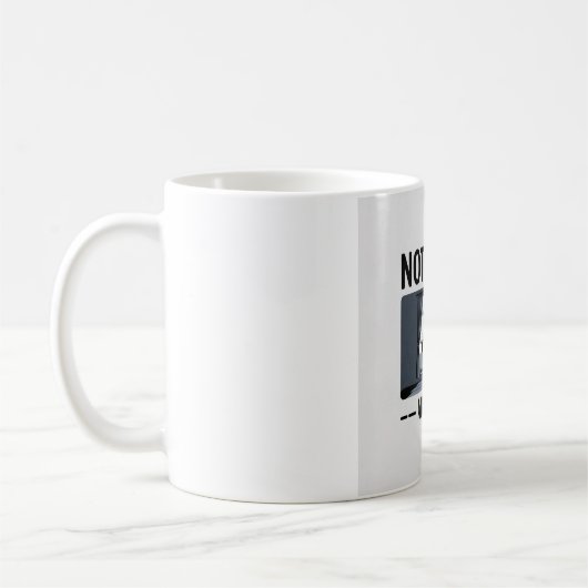 Tasse à café drôle pour introverti — Cadeau "Pas a (Gauche)