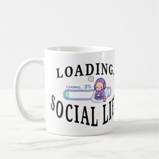 Tasse à café drôle pour introverti - Chargement de