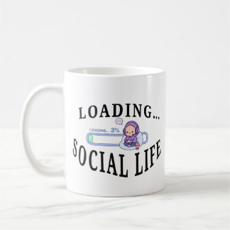 Tasse à café drôle pour introverti - Chargement de