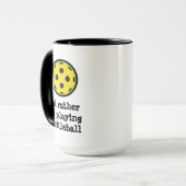 Tasse à café drôle pour joueur de pickleball (Devant gauche)