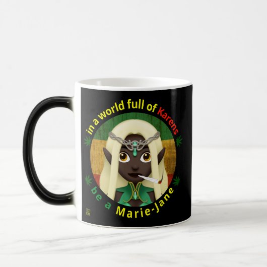 tasse à café drôle "SOIS UNE MARIE-JANE" (Gauche)