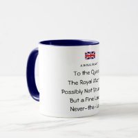 Tasse à café drôle Toast Royal de la Reine