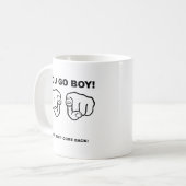 Tasse à Café Drôle Toi Vas Mec (Devant gauche)