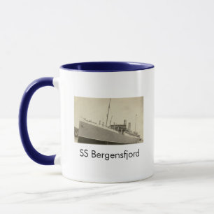 Tasse à café du bateau norvégien SS Bergensfjord