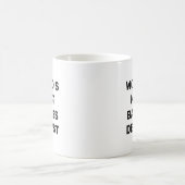 Tasse à café du dentiste le plus badass du monde (Centre)