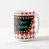 Tasse à café du diner de papa rétro (Devant droit)