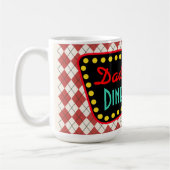 Tasse à café du diner de papa rétro (Gauche)