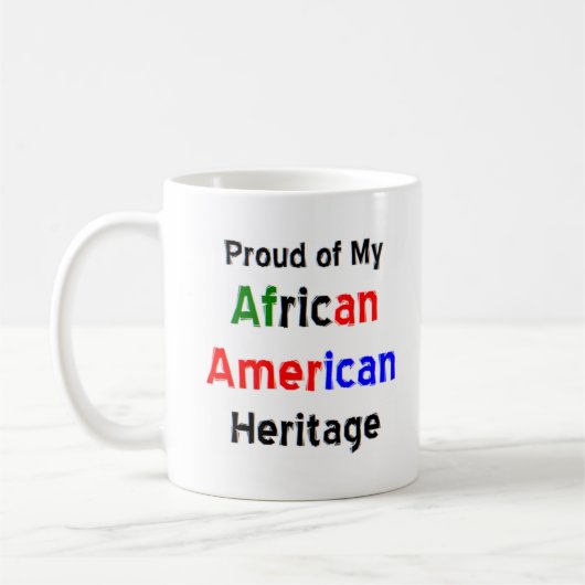 tasse à café du patrimoine africain américain (Gauche)