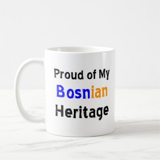 tasse à café du patrimoine bosnien (Gauche)