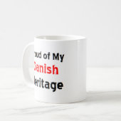 tasse à café du patrimoine danois (Devant gauche)