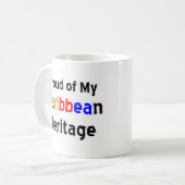 tasse à café du patrimoine des caraïbes (Devant gauche)