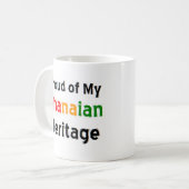 tasse à café du patrimoine ghanéen (Devant gauche)