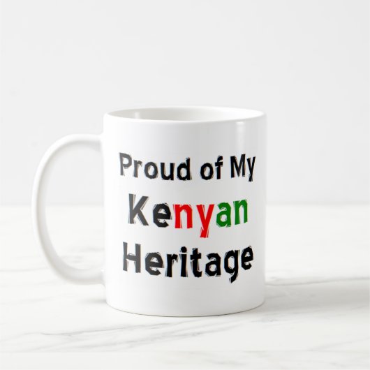 tasse à café du patrimoine kenyan (Gauche)