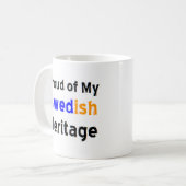 tasse à café du patrimoine suédois (Devant gauche)