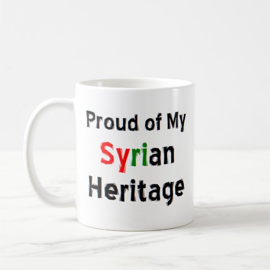 tasse à café du patrimoine syrien (Gauche)