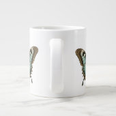 Tasse à café élégant papillon bleu (Dos)