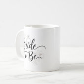 Tasse à café élégante pour la future mariée avec m (Devant gauche)