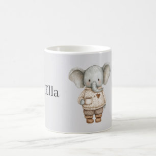 Tasse à café éléphant
