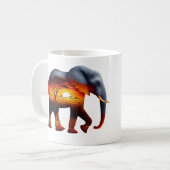 Tasse à café Éléphant d'Afrique (Devant gauche)
