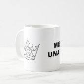 Tasse à Café "Émotiiellement Inaccessible" (Devant gauche)