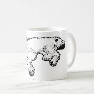 Tasse à café en art d'encre détendu Spinone