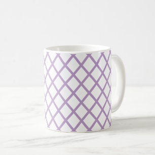 Tasse à café en art moderne abstrait lavande