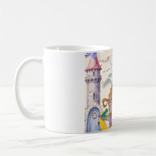 Tasse à café en céramique Château de Princesse Fée