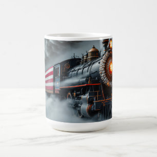 Tasse à café en céramique Freedom Steam Engine
