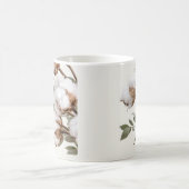 Tasse à café en coton imprimé botanique neutre (Centre)