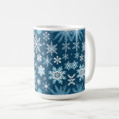 tasse à café en cristaux de flocon de neige (Devant droit)