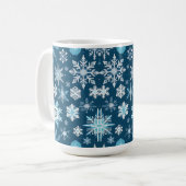 tasse à café en cristaux de flocon de neige (Devant gauche)