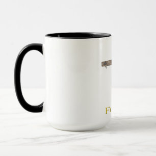 tasse à café en croix chrétienne