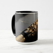 Tasse à café en forme de stylo plume de luxe (Devant gauche)