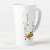 Tasse à café en latte Fleur sauvage (Angle droit)
