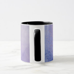 Tasse à café en marbre violet