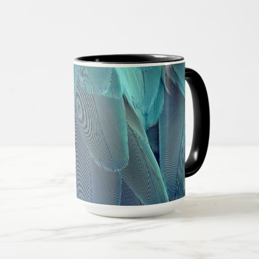 Tasse à café en plume cool (Devant droit)