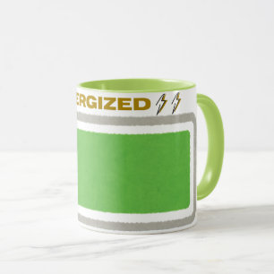 ☕ Tasse à café énergisante drôle Design de batte