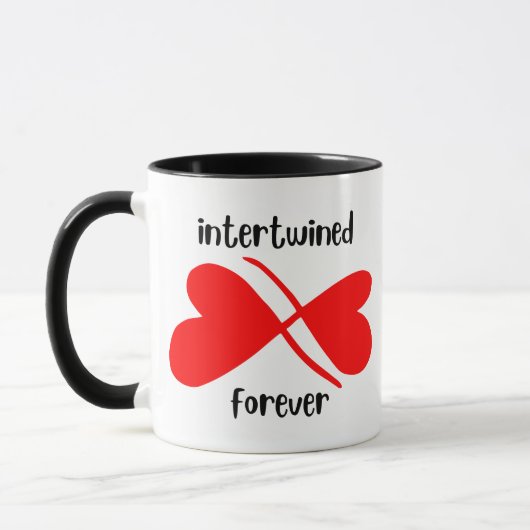 Tasse à café « Entrelacés pour toujours » (Gauche)
