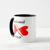 Tasse à café « Entrelacés pour toujours » (Devant gauche)