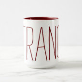 TASSE À CAFE "ÉTRANGE" (Centre)