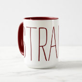 TASSE À CAFE "ÉTRANGE" (Devant gauche)